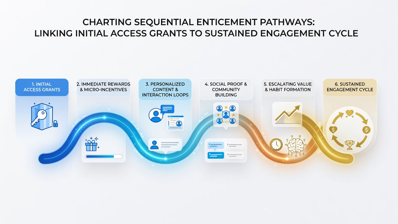 Flowchart of loyalty tier progression and retention cycles in smartphone slot applications