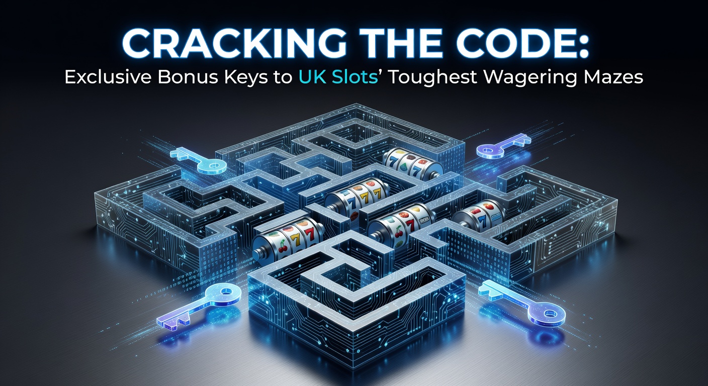 Vibrant slot machine reels spinning with glowing bonus symbols and locked wagering requirement chains breaking open