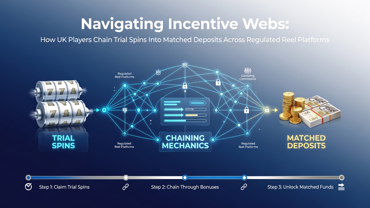 UK players navigating trial spins and deposit match chains on regulated slot platforms in 2026