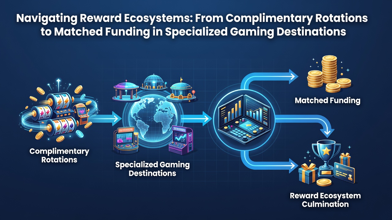 Visual overview of reward progression from free spins to matched deposits in gaming venues