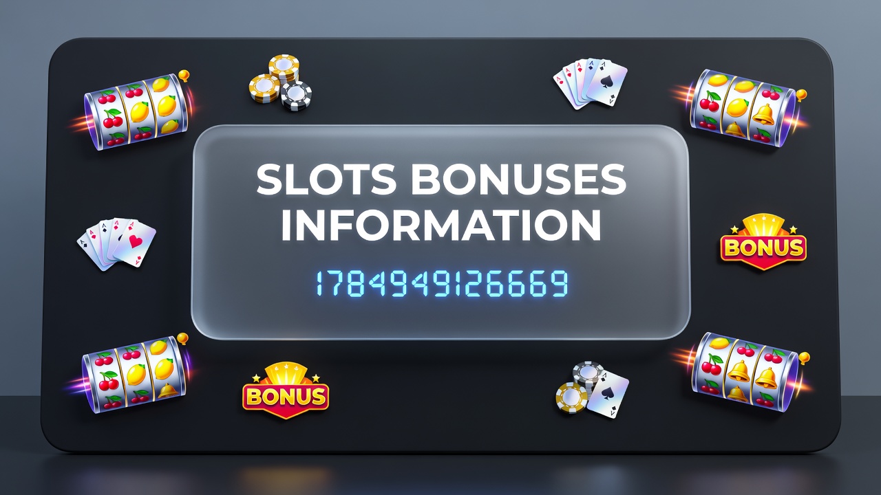 Overview of various slots bonus types including free spins and deposit matches displayed across digital casino interfaces