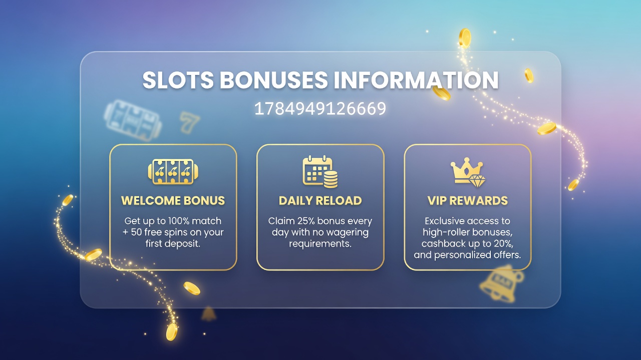 Mobile device screen showing layered slots bonus progression from no-deposit spins to matched deposits and cashback offers