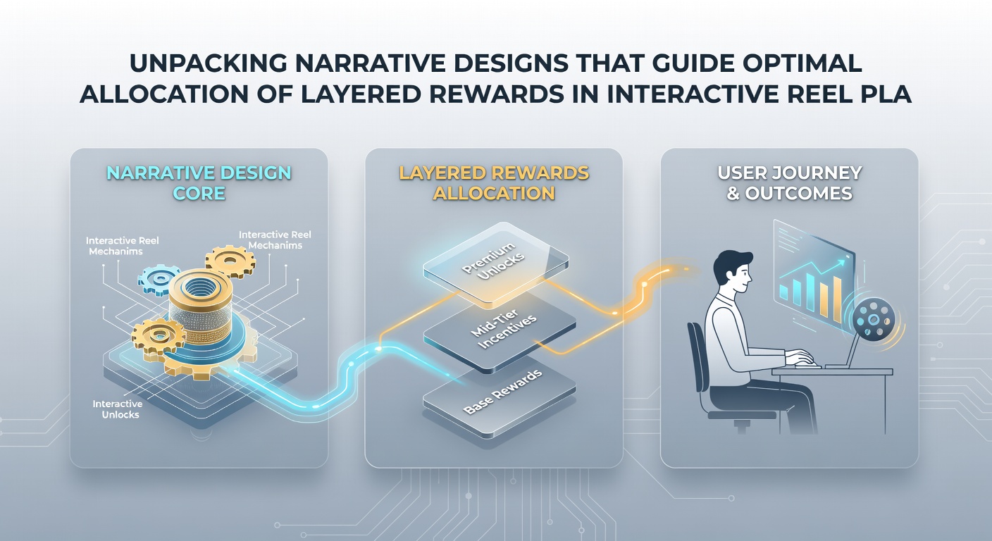 Detailed view of story progression and layered bonus allocation on a reel platform interface