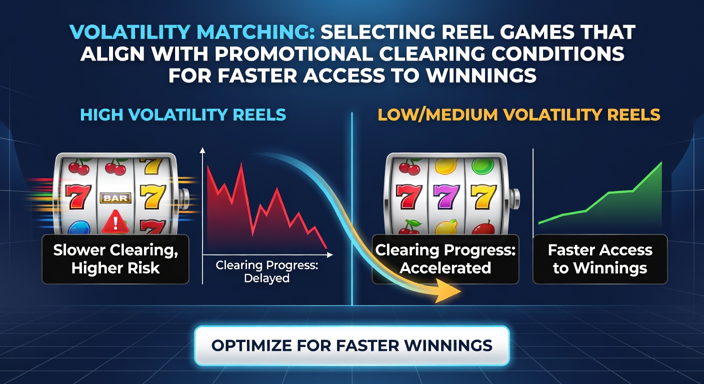 Slot volatility levels matched against promotional wagering requirements in a digital interface